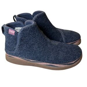 Chaco Women's Ankle Boots in Navy and Brown